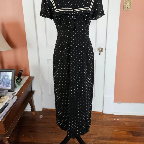 Vintage Late 80's Maggie Boutique Dress  S-4 - Picture 5 of 6